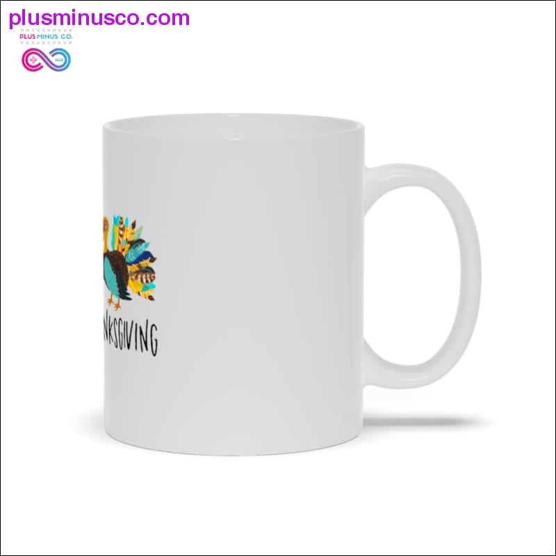 Peace Love Thanksgiving Mugs - plusminusco.com
