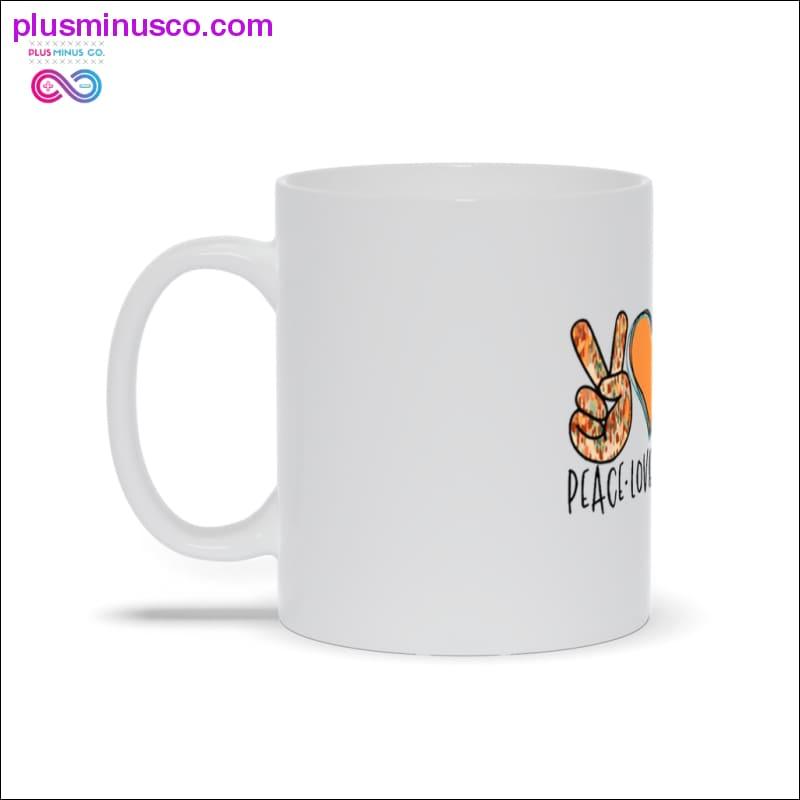 Peace Love Thanksgiving Mugs - plusminusco.com