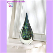 Escultura de vidro de arte inspirada em pavão ll Plusminusco.com arte, presente, decoração de casa - plusminusco.com