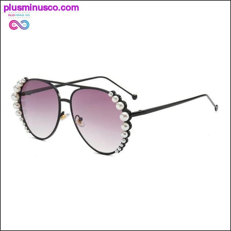 Personality Pearl Sunglasses Sieviešu modes saulesbrilles - plusminusco.com