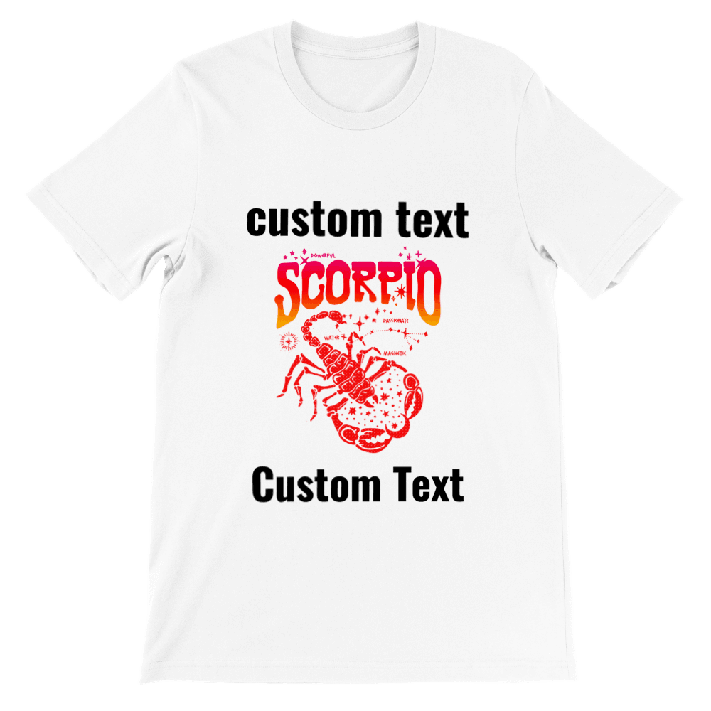 Personlig T-shirt til dine Skorpions venner - plusminusco.com