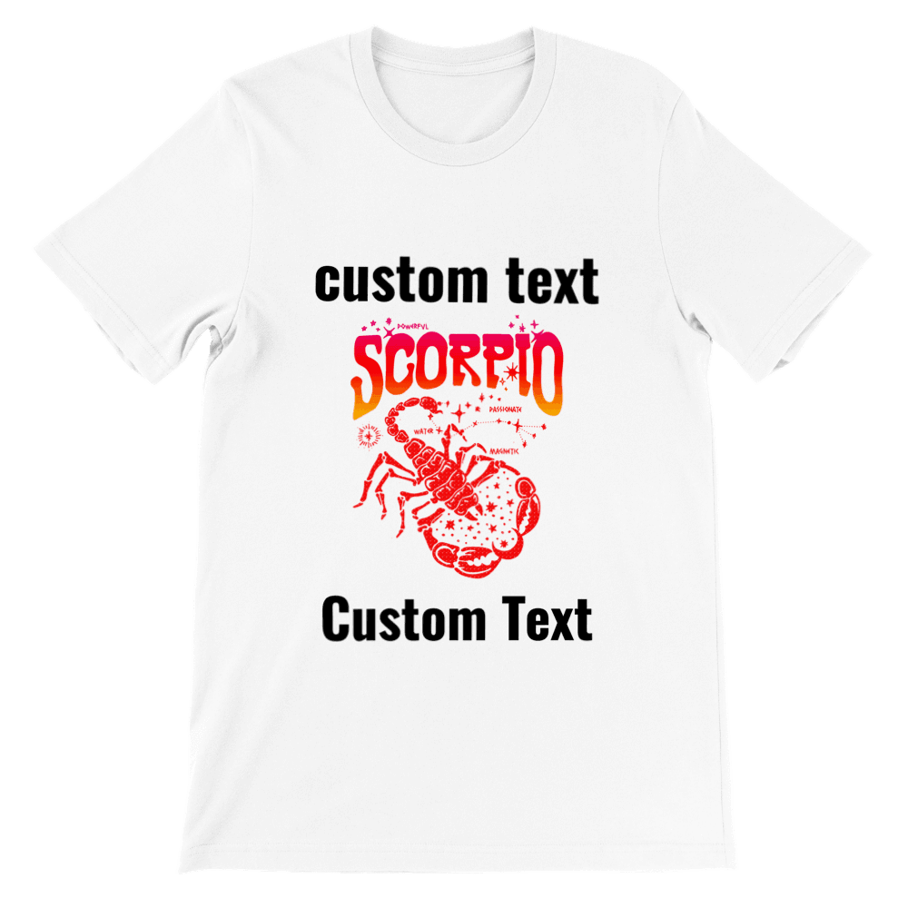Personalized Tee for Your Scorpio Friends - plusminusco.com