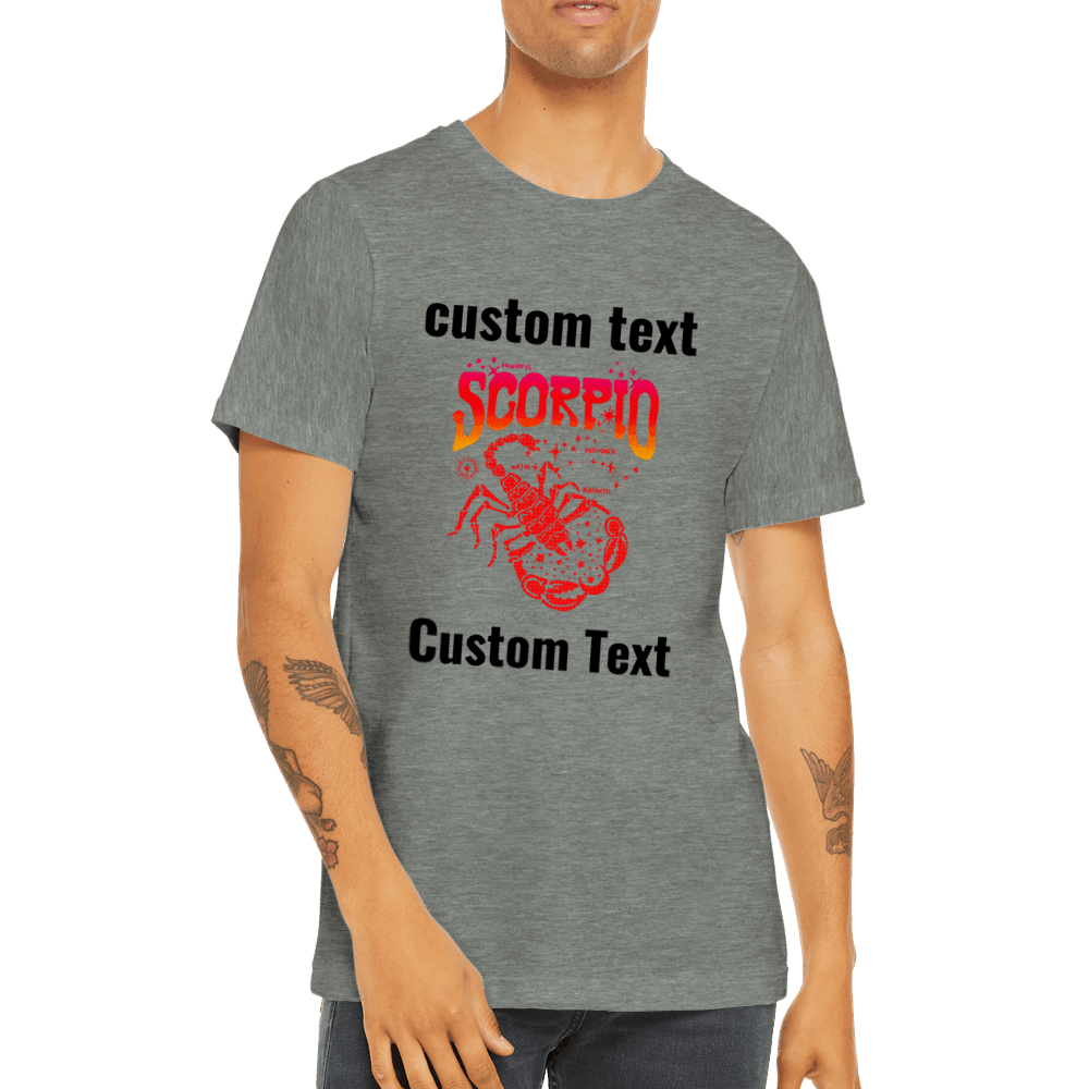 Personlig t-skjorte for dine Skorpion-venner - plusminusco.com