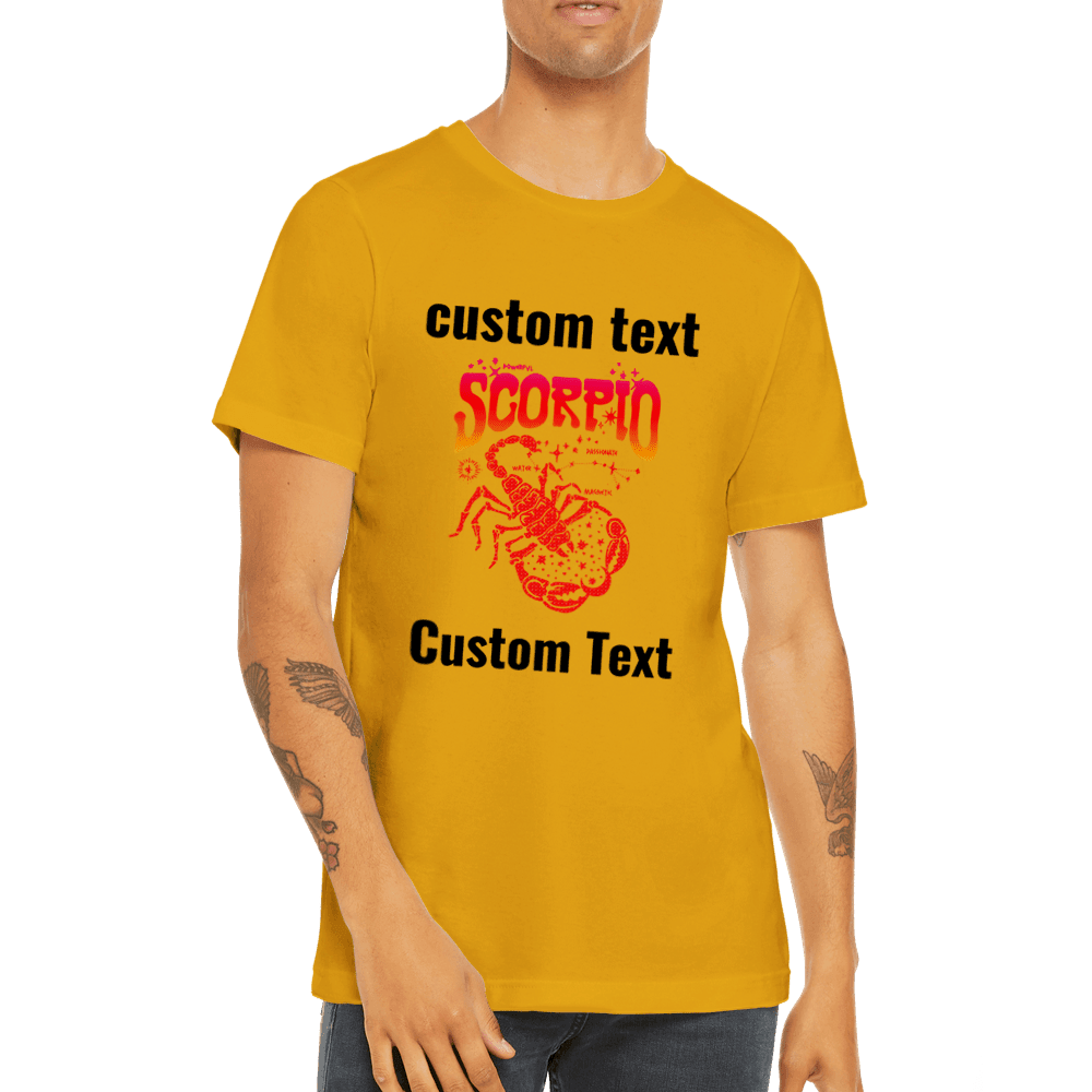 Personalized Tee for Your Scorpio Friends - plusminusco.com