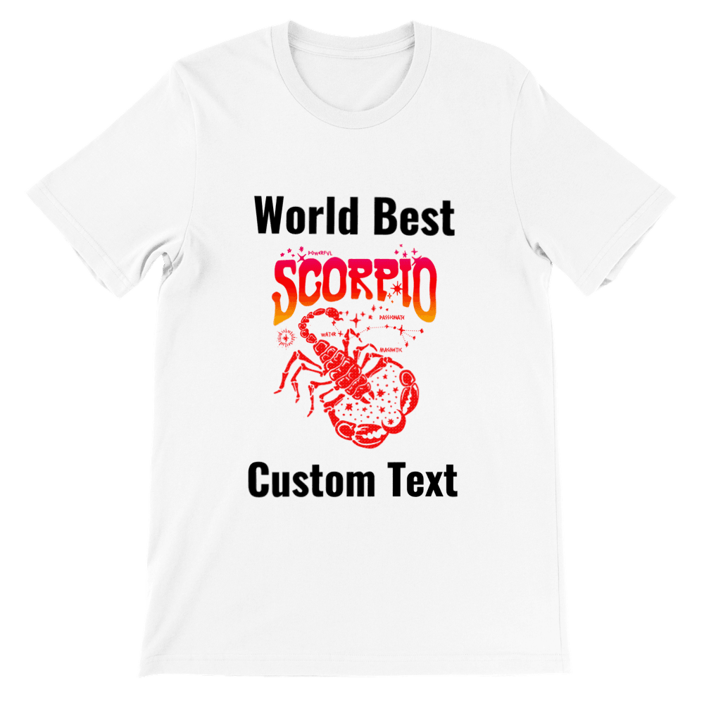 Personalized Tee for Your Scorpio Friends - plusminusco.com