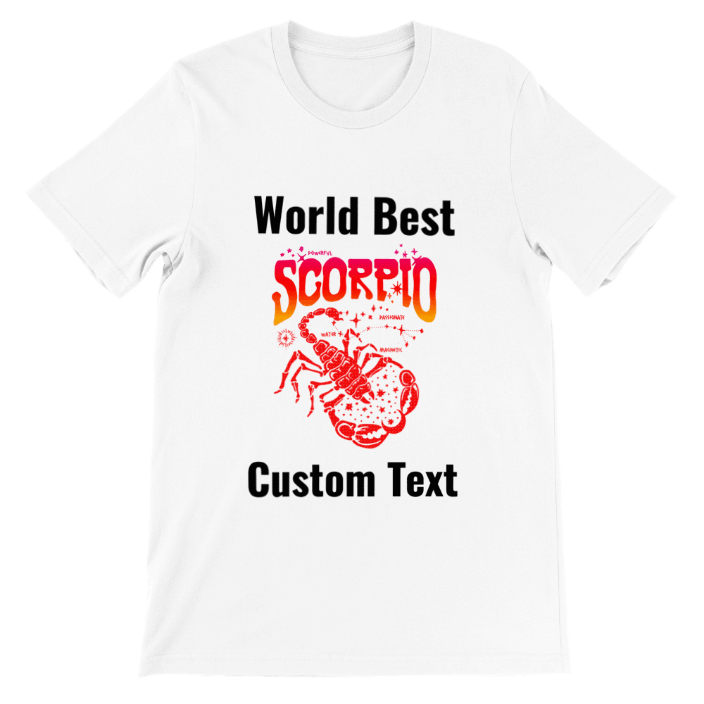 Personalized Tee for Your Scorpio Friends - plusminusco.com