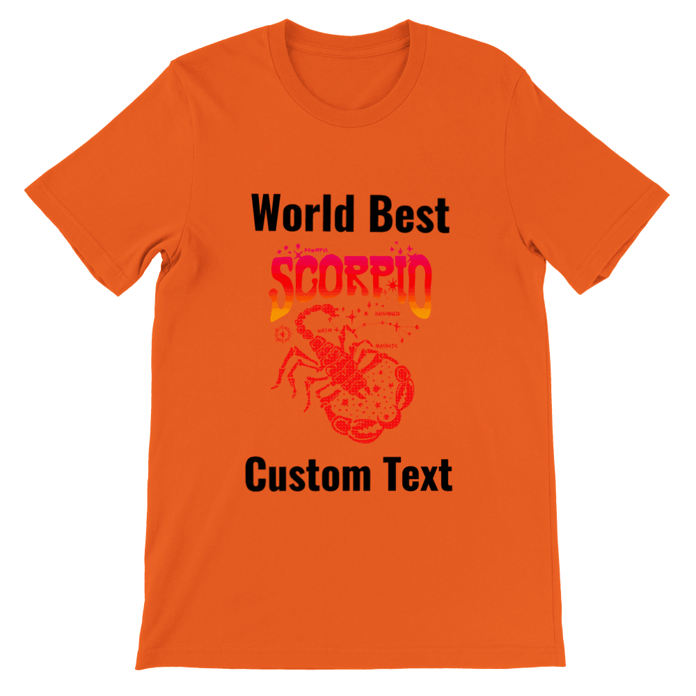 Personalisiertes T-Shirt für Ihre Skorpion-Freunde – plusminusco.com