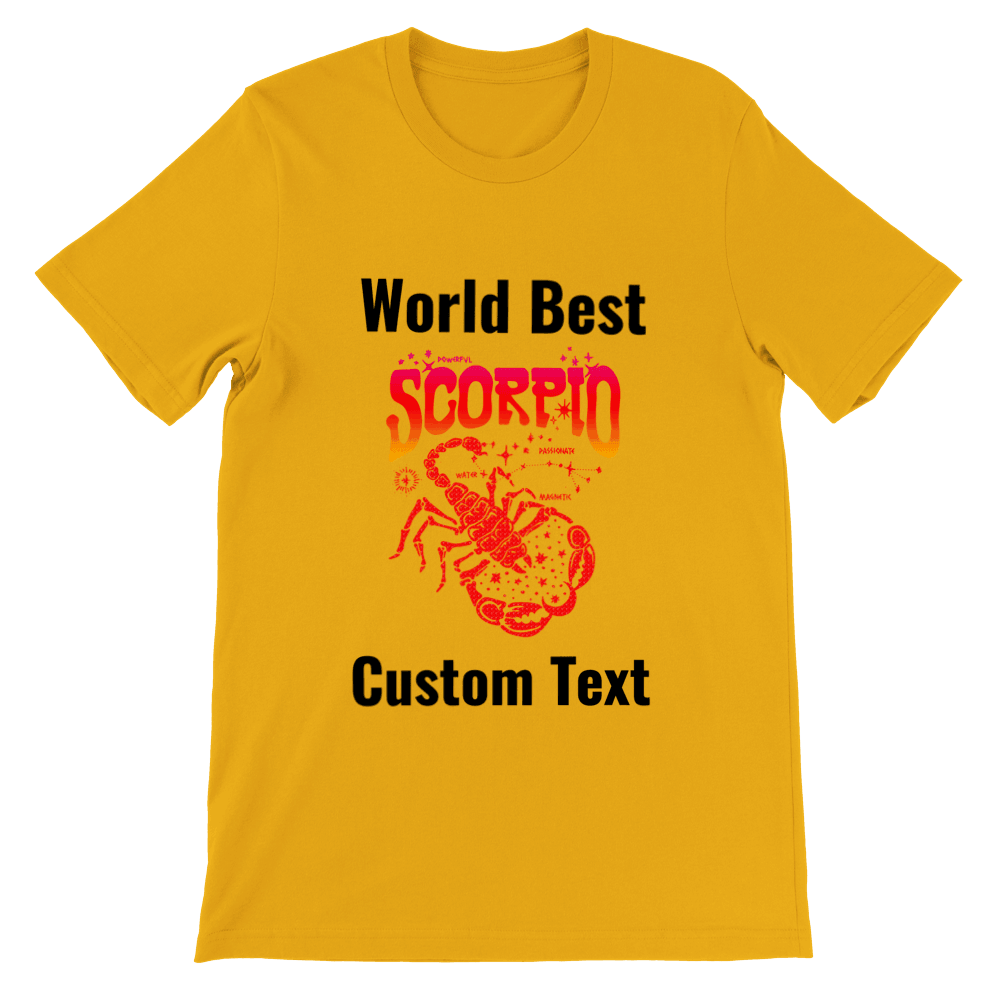 Personalisiertes T-Shirt für Ihre Skorpion-Freunde – plusminusco.com