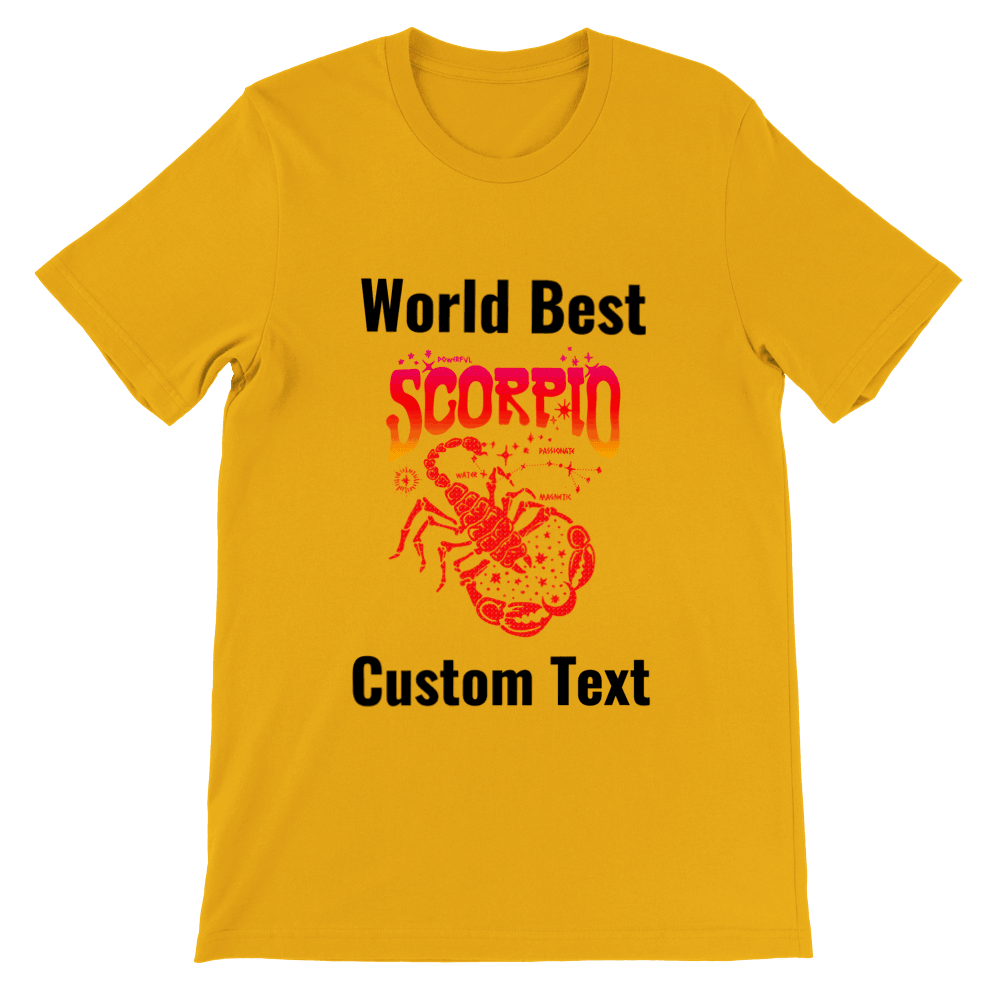 Personalized Tee for Your Scorpio Friends - plusminusco.com
