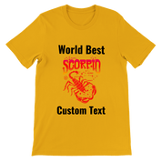 Personlig T-shirt til dine Skorpions venner - plusminusco.com