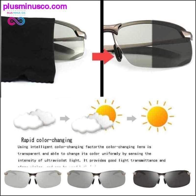 Photochromic Sunglasses Men Polarized driving Chameleon - plusminusco.com
