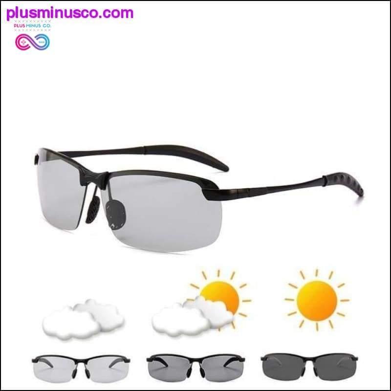Photochromic Sunglasses Men Polarized driving Chameleon - plusminusco.com