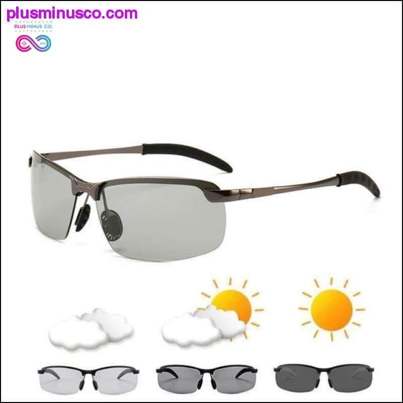 نظارات شمسية فوتوكروميك للرجال مستقطبة للقيادة الحرباء - plusminusco.com