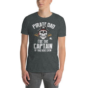 tėtis piratas aš esu šios įgulos marškinėlių „Tee, marškinėliai“ kapitonas – plusminusco.com