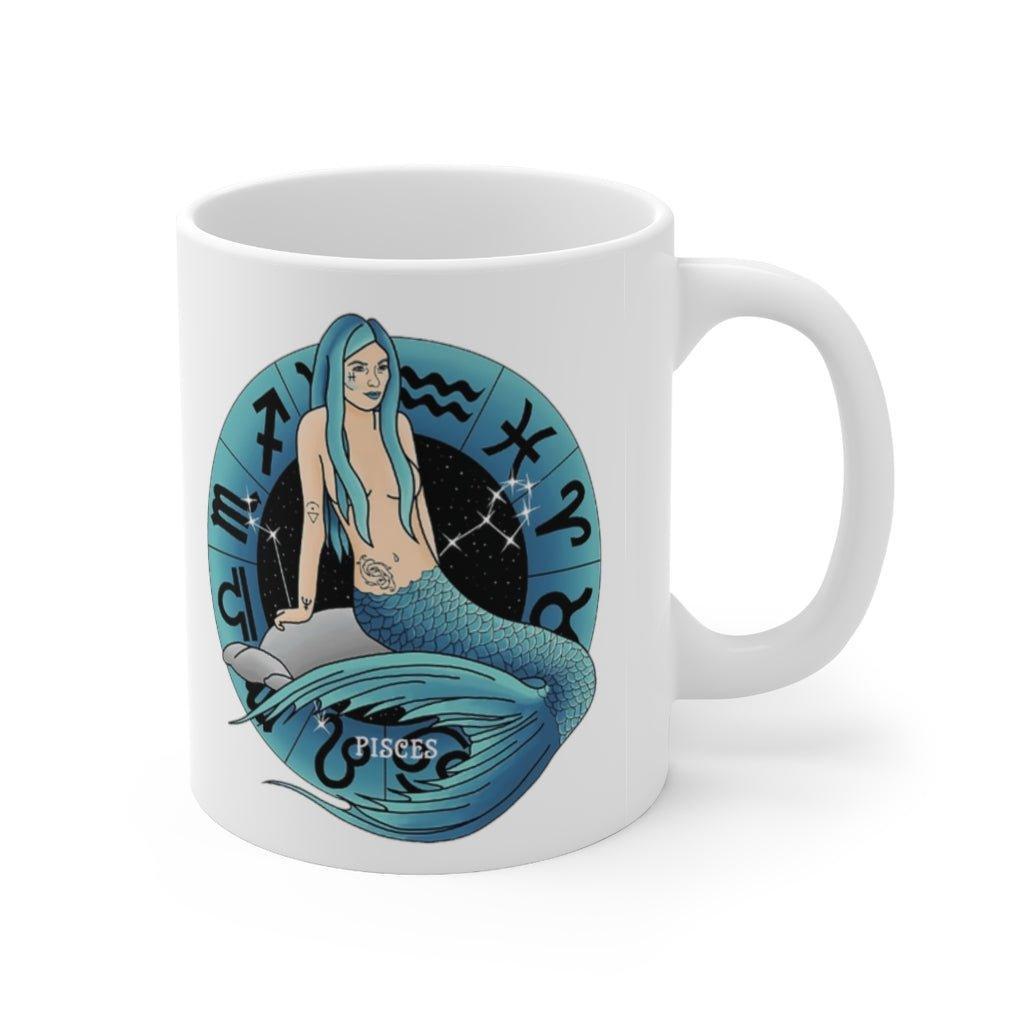 Pisces Zodiac Mug, Pisces Mug, February 19 to March 20 born Zodiac Gift, Zodiac Sign, Horoscope Gift, Astrology Gift, Mug || Pisces birth - plusminusco.com