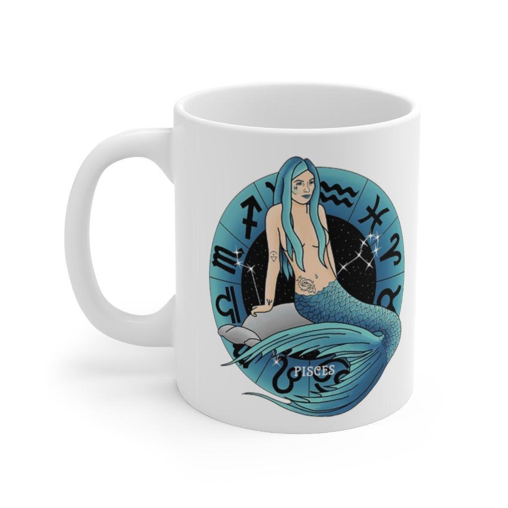 Pisces Zodiac Mug, Pisces Mug, February 19 to March 20 born Zodiac Gift, Zodiac Sign, Horoscope Gift, Astrology Gift, Mug || Pisces birth - plusminusco.com