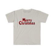 Ekose Mutlu Noel Tişörtü ve Moda Grafikli Sevimli Tişört - plusminusco.com