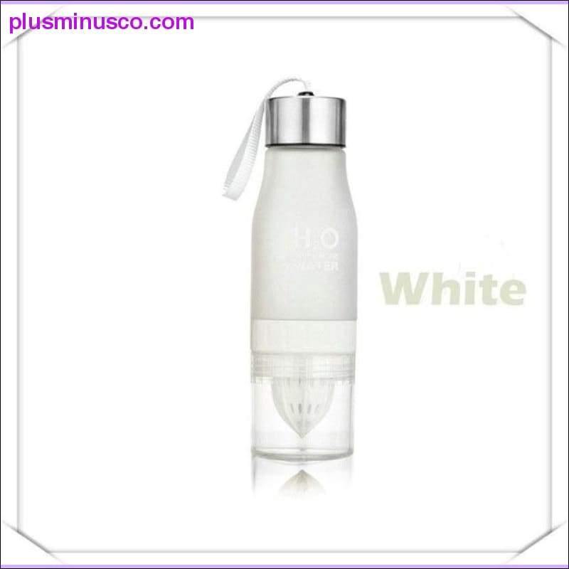 Botella de agua de plástico para infusión de frutas de 650 ml, botella de agua con infusor de frutas duradera sin BPA - plusminusco.com