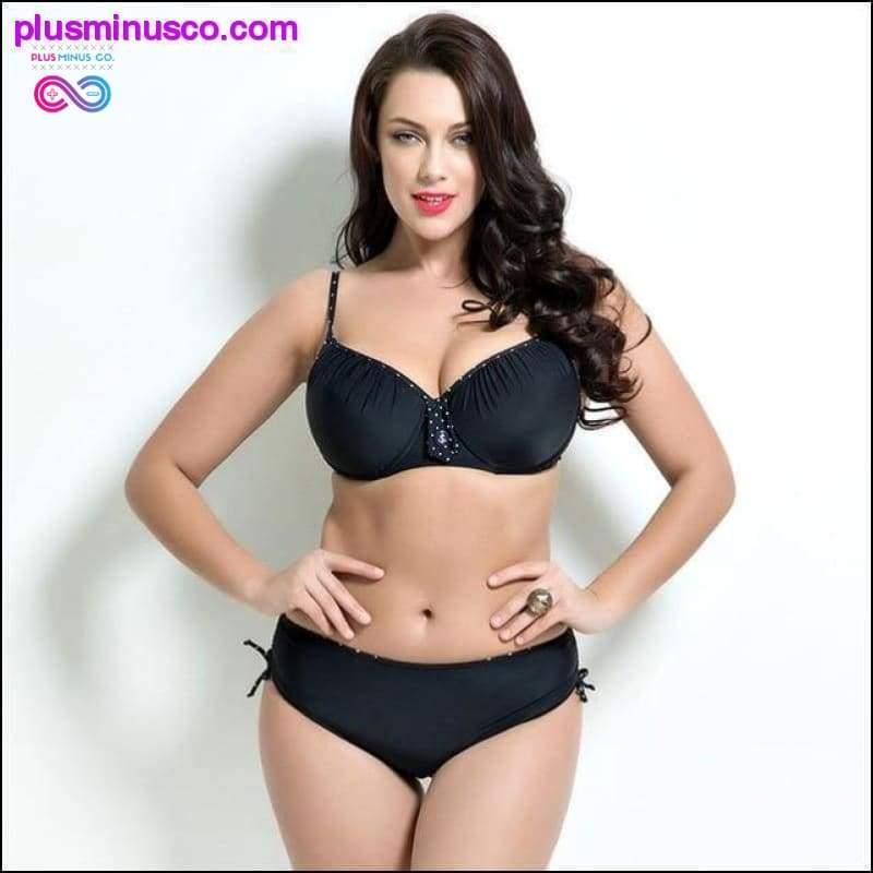 Liela izmēra bikini komplekts 5XL liela izmēra sieviešu peldkostīmi, divi — plusminusco.com