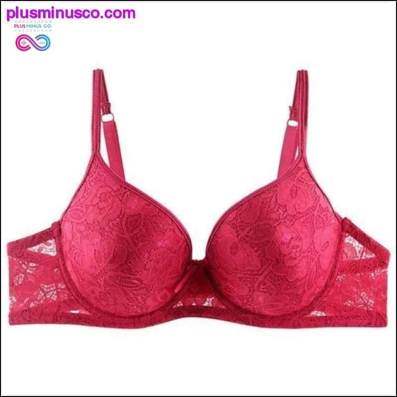 Plus Size Bra Women Ultrathin Lace Bralette Fashion Lingerie - plusminusco.com