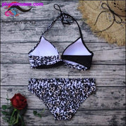 Plus Size Floral Brazilian Swimsuit - Floral Bikini Set - - plusminusco.com