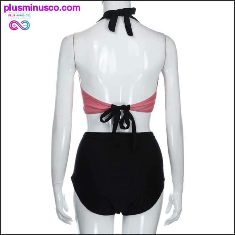 Set de costume de baie pentru femei Push Up Plus Size Marime mare - plusminusco.com