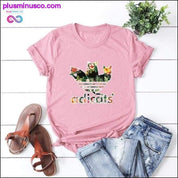 Plus Size S-5XL New Adicats Print T Shirt Women Shirts - plusminusco.com