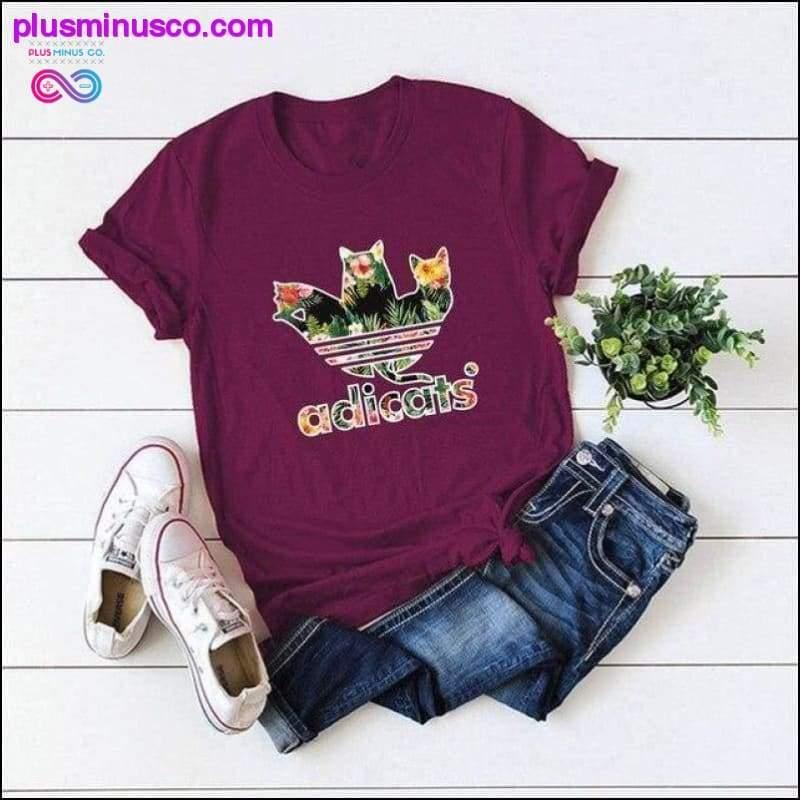 Plus Size S-5XL Bagong Adicats Print T Shirt Women Shirts - plusminusco.com