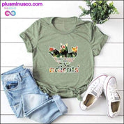 Plus Size S-5XL New Adicats Print T Shirt Women Shirts - plusminusco.com