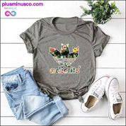Plus Size S-5XL New Adicats Print T Shirt Γυναικεία πουκάμισα - plusminusco.com