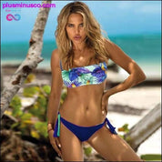 Plus Size Sexy Push Up Two-Piece Bikini - plusminusco.com