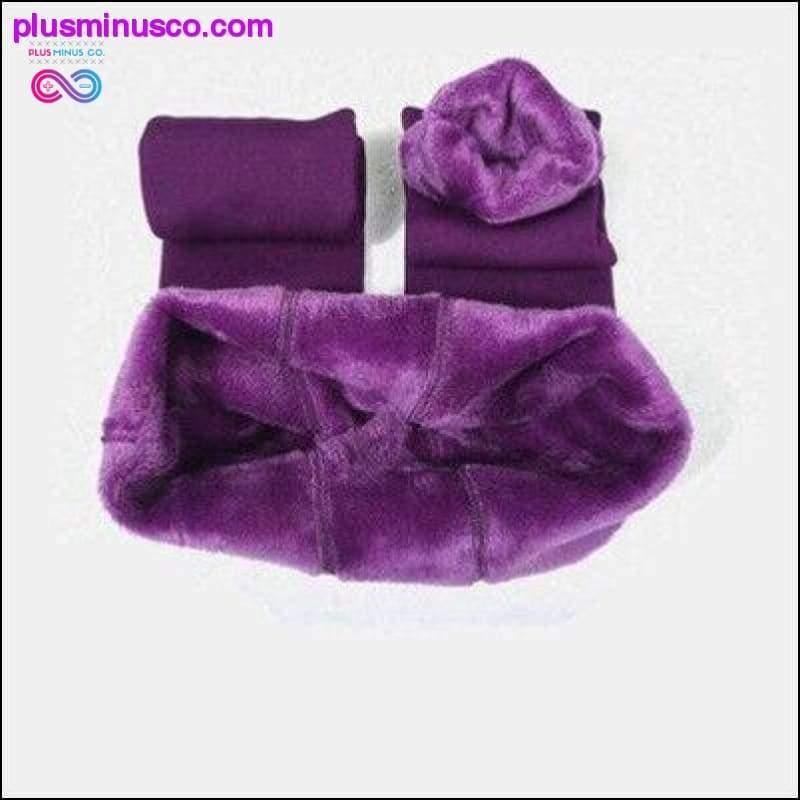 Plus Size soft and super high-quality Velvet Winter Leggings - plusminusco.com