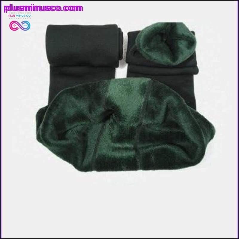 Plus Size soft and super high-quality Velvet Winter Leggings - plusminusco.com