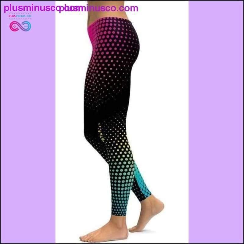 Plus Size Sport Pants Women Gradient Color Black Red - plusminusco.com