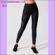 Plus Size Sport Pants Women Gradient Color Black Red - plusminusco.com
