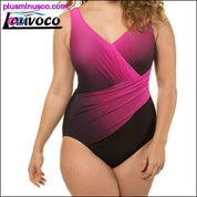 Ženski gradijent seksi jednodijelni kupaći kostimi veće veličine - plusminusco.com