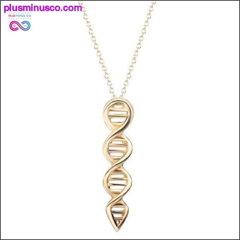 PlusMinus Science Jewelry Colar de molécula de DNA - plusminusco.com