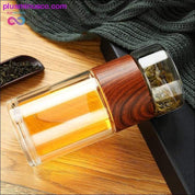 Portable Double Wall Glass Tea Mug Coffee Travel Cup Infuser - plusminusco.com