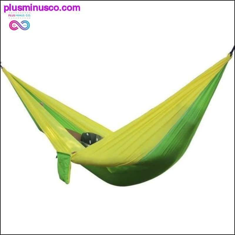 Portable Hammock Double Person Camping Survival Garden Swing - plusminusco.com