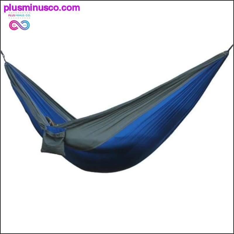 Portable Hammock Double Person Camping Survival Garden Swing - plusminusco.com