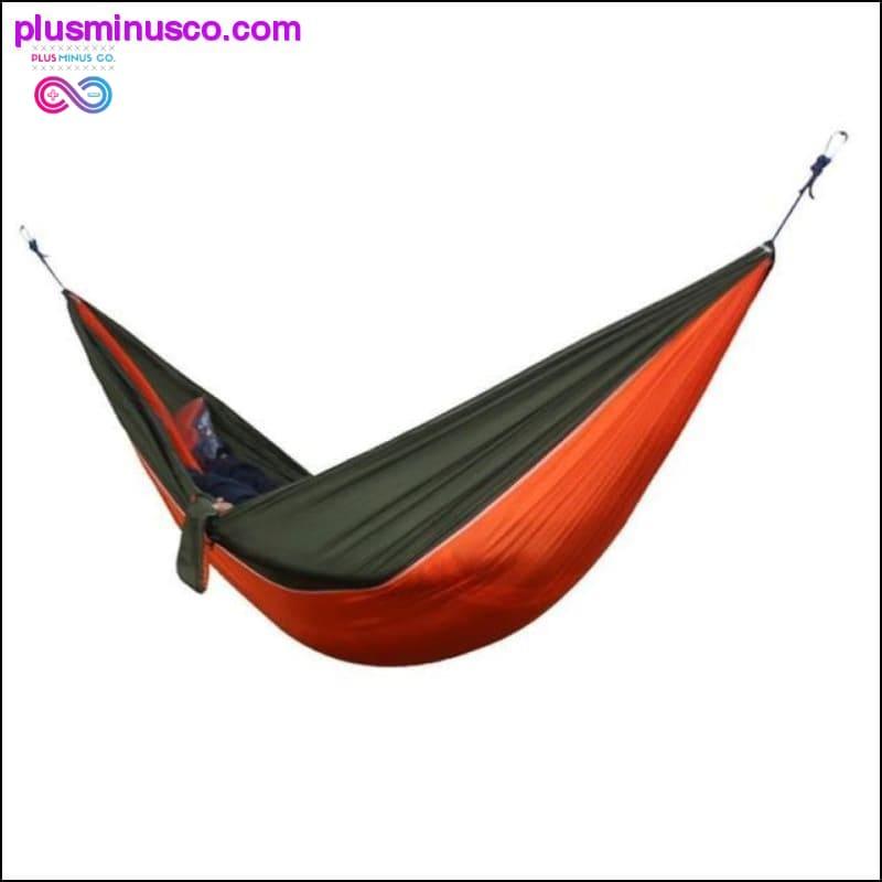 Portable Hammock Double Person Camping Survival Garden Swing - plusminusco.com