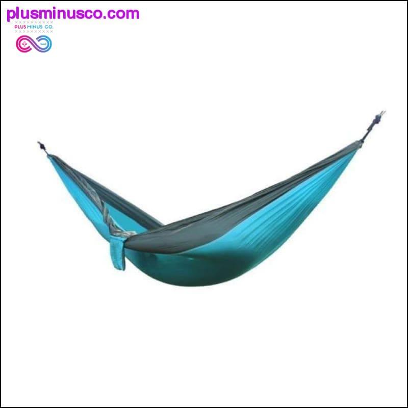 Portable Hammock Double Person Camping Survival Garden Swing - plusminusco.com