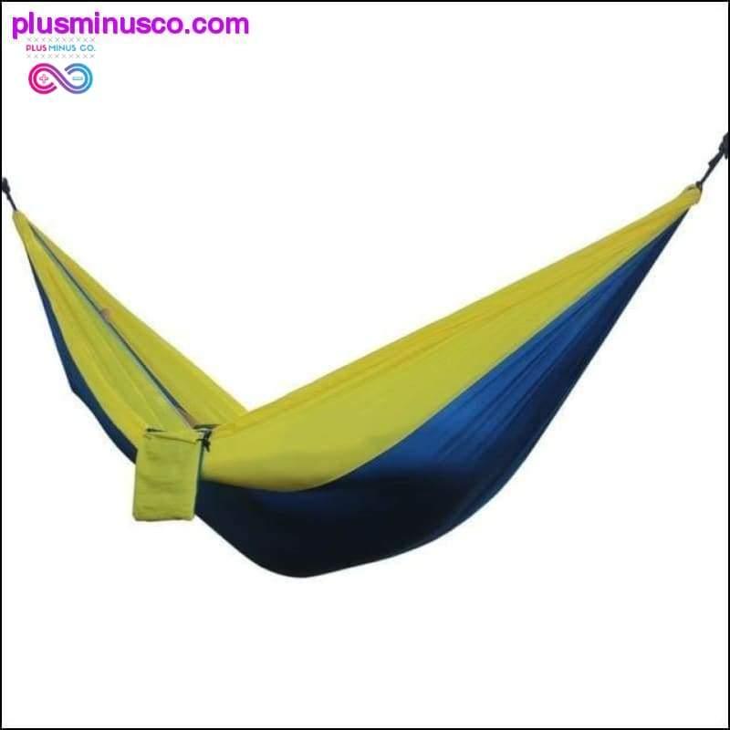 Portable Hammock Double Person Camping Survival Garden Swing - plusminusco.com