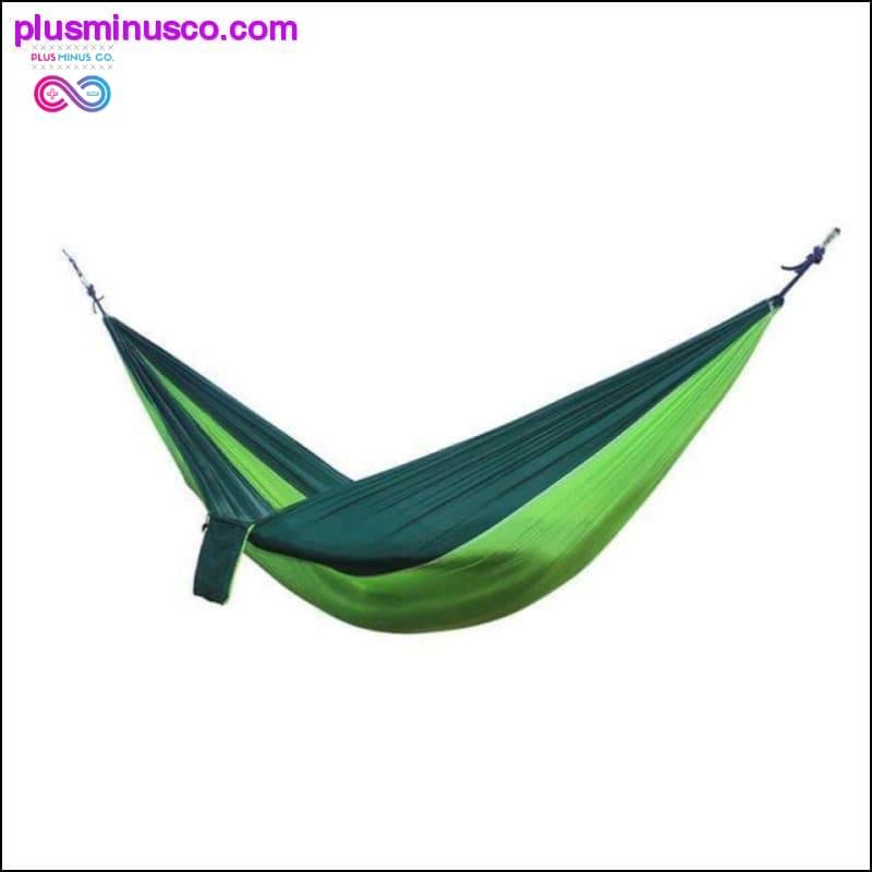 Portable Hammock Double Person Camping Survival Garden Swing - plusminusco.com