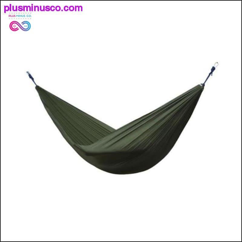 Portable Hammock Double Person Camping Survival Garden Swing - plusminusco.com