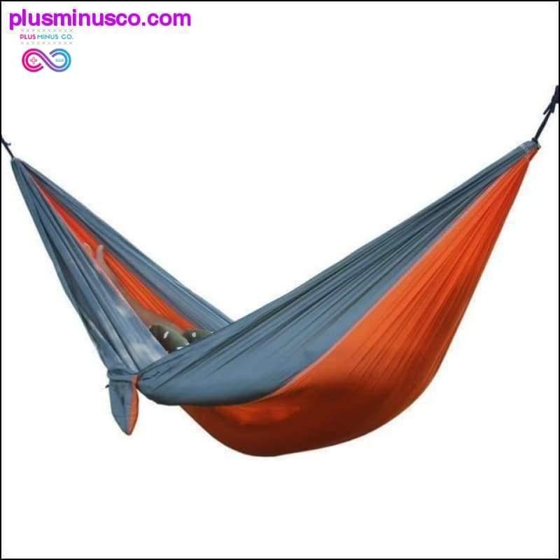 Portable Hammock Double Person Camping Survival Garden Swing - plusminusco.com