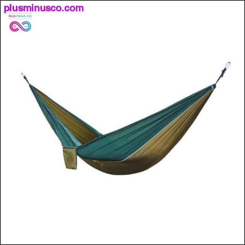 Portable Hammock Double Person Camping Survival Garden Swing - plusminusco.com