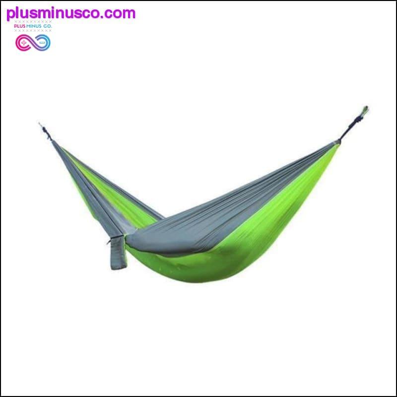 Portable Hammock Double Person Camping Survival Garden Swing - plusminusco.com