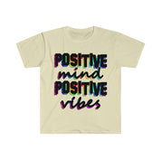 Positive Mind Positive Vibes T-Shirt, Motivational shirt, Inspirational shirt, Positivity T-shirt - plusminusco.com