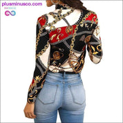 Print Chain Tie Shirt - plusminusco.com